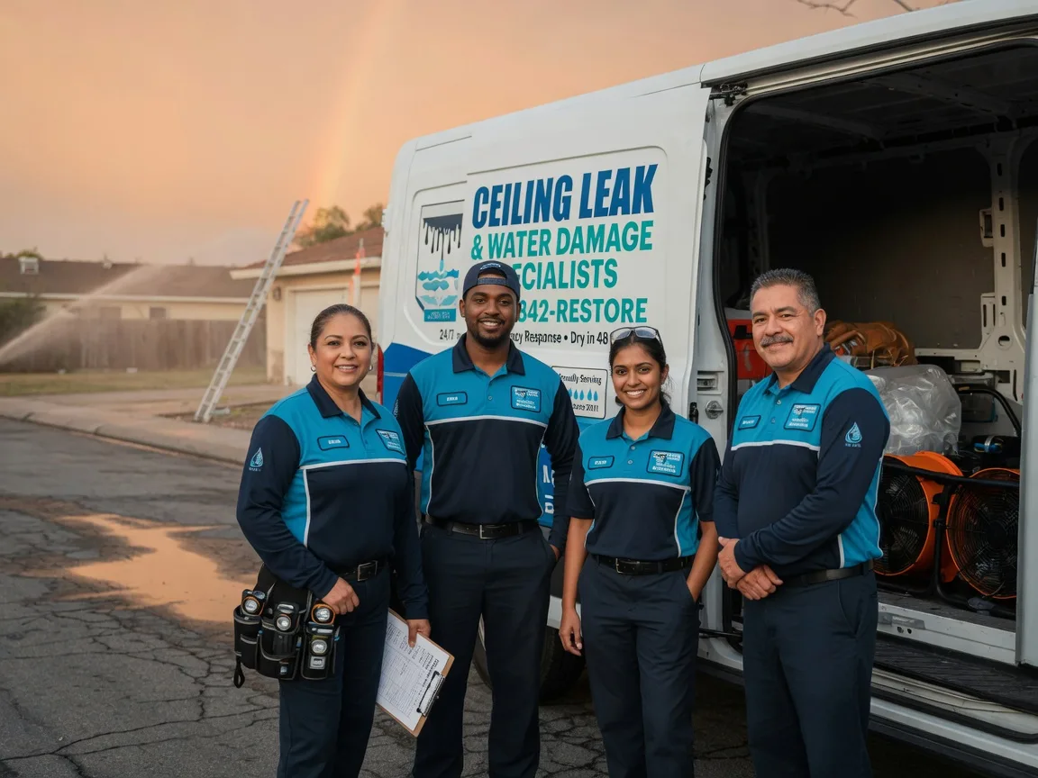 Ceiling Leak Cleanup company in El Nido, CA